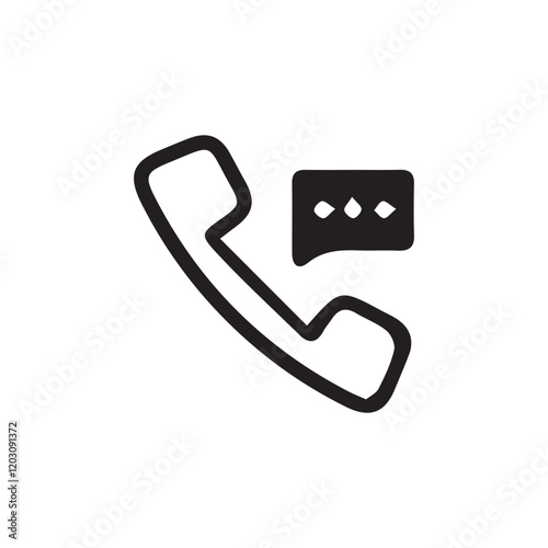 Phone, Call, Mobile, icon vector. Phone flat icon. Call symbol. phone call sign. Vector illustration eps 10