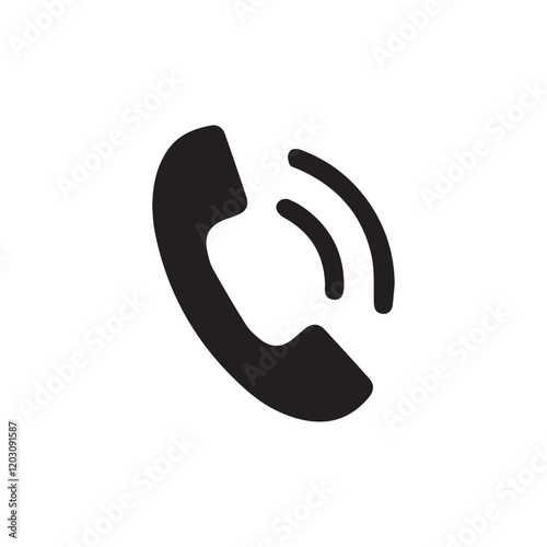 Phone, Call, Mobile, icon vector. Phone flat icon. Call symbol. phone call sign. Vector illustration eps 10