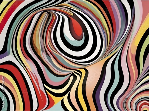 seamless pattern with spirals,Ai generated 