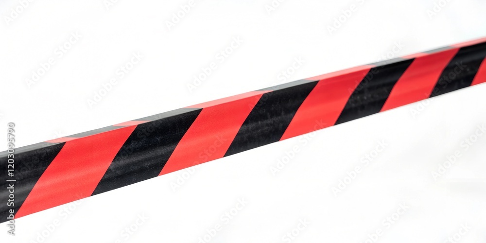 Crossed red white warning tape isolated on white
Crossed red white warning tape isolated on white