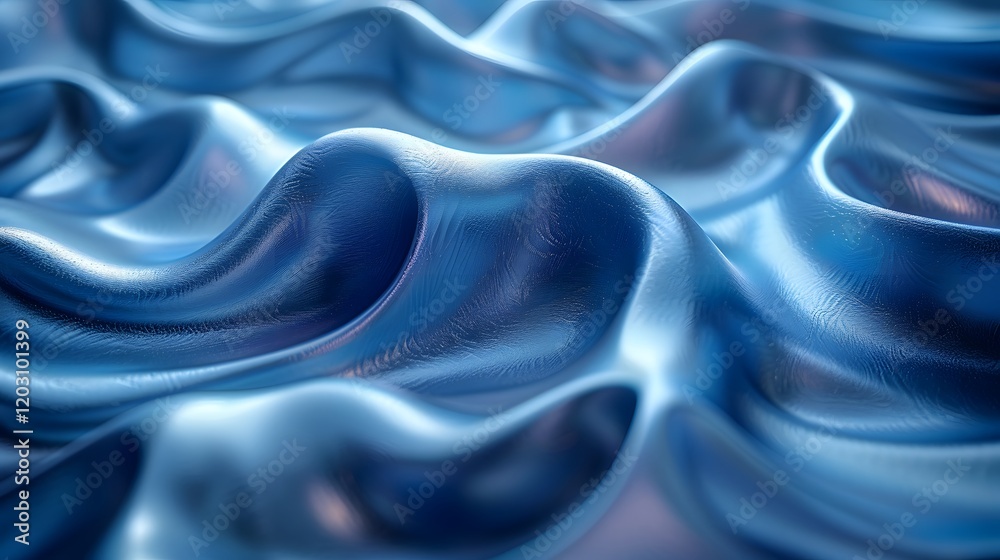 Surreal 3d waves flowing as wallpaper background Surreal 3d waves flowing as wallpaper background