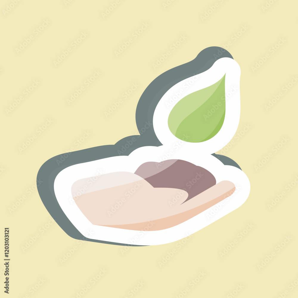Sticker Ecology. suitable for education symbol. simple design editable 1 Sticker Ecology. suitable for education symbol. simple design editable 1