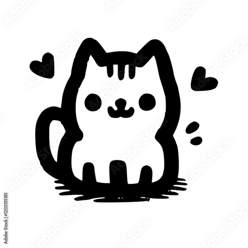 A Charming Collection of Unique Cat Icons Playful, Whimsical, and Adorably Designed to Capture the Heartwarming Expressions, Quirky Personalities, and Irresistible Cuteness of Felines in Modern