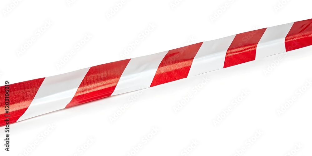 Crossed red white warning tape isolated on white
Crossed red white warning tape isolated on white