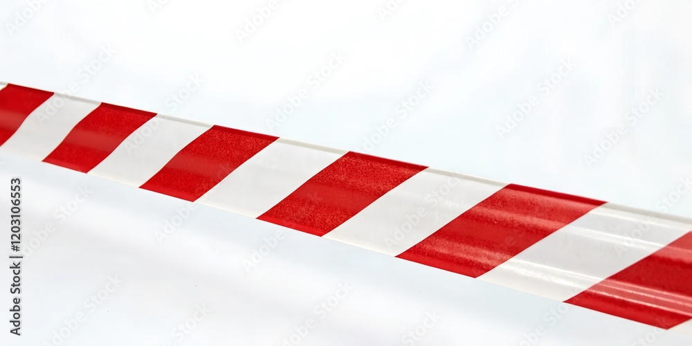 Crossed red white warning tape isolated on white
Crossed red white warning tape isolated on white