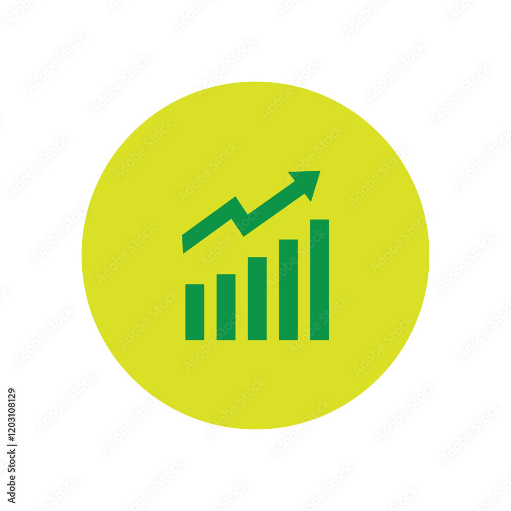 Modern Stock Market Graphic Icon Set Modern Stock Market Graphic Icon Set