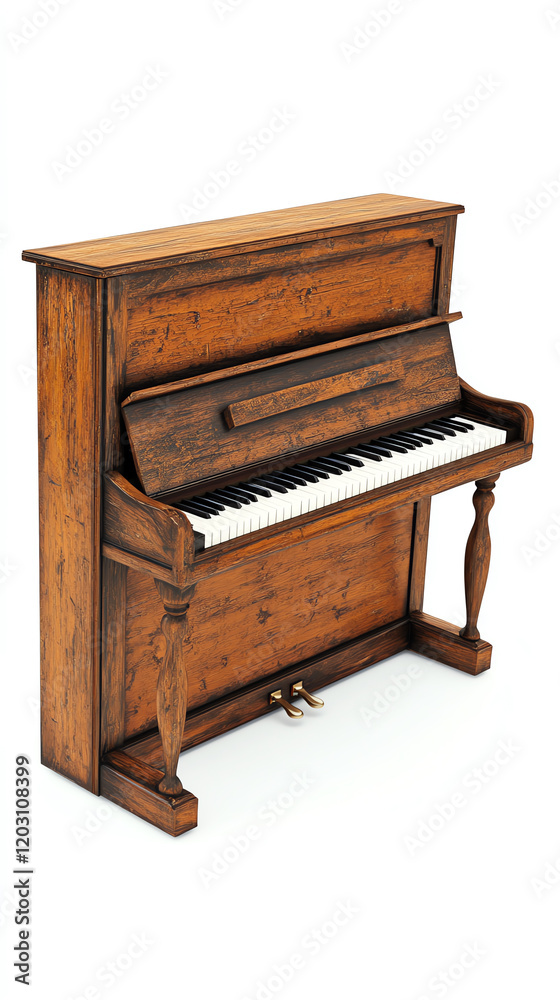 A beautifully crafted wooden piano showcasing intricate details and classic design, perfect for music lovers and enthusiasts. A beautifully crafted wooden piano showcasing intricate details and classic design, perfect for music lovers and enthusiasts.