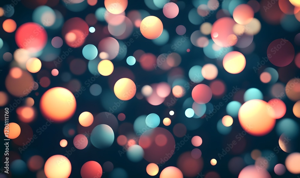 Obraz premium Abstract colorful bokeh background.
