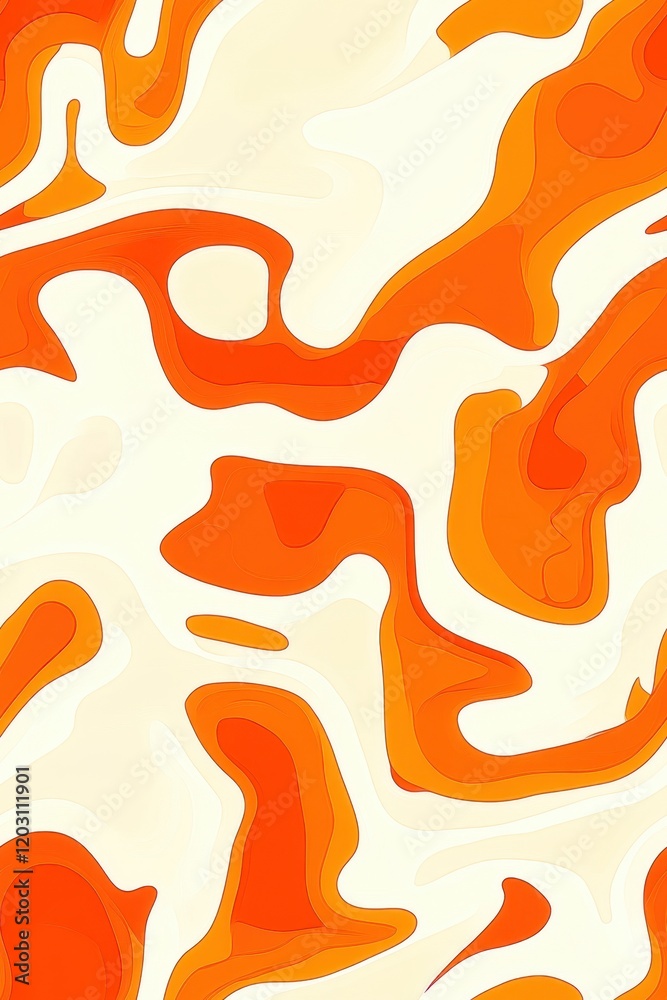 Orange abstract camouflage pattern background Orange abstract camouflage pattern background