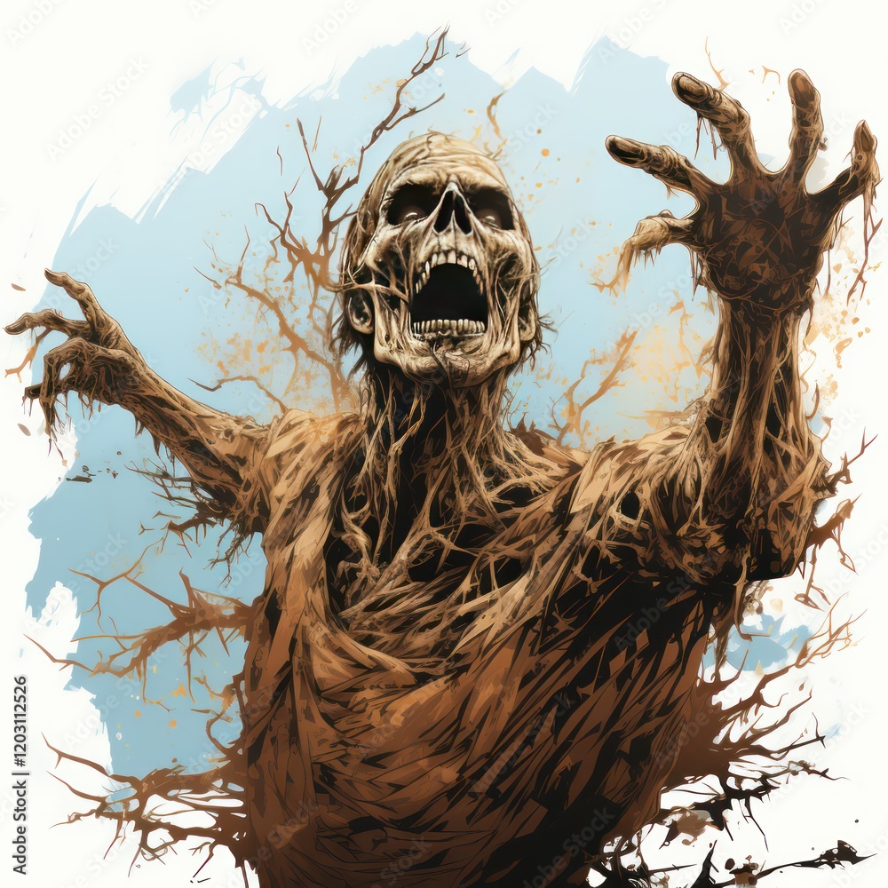 Obraz premium Undead Horror By Generated AI