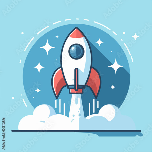 rocket vector illustration