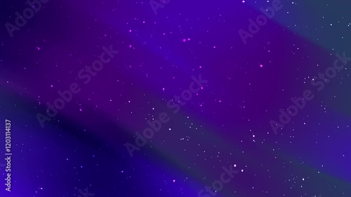 Purple Blue Starry Space Background – Abstract Night Sky Gradient with Sparkling Light Particles for Motion Design.