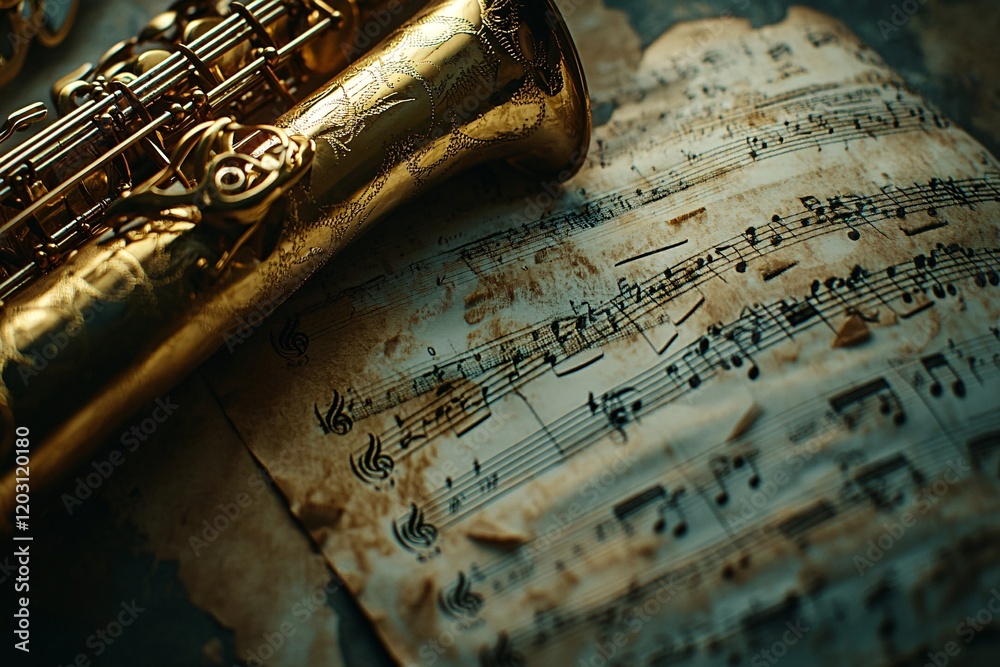 Fototapeta premium old music instrument