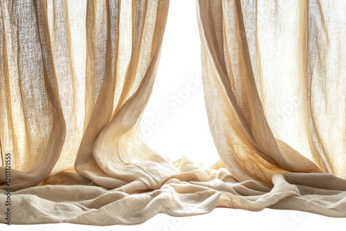 Light filters through sheer curtains in a cozy living space creating a warm atmosphere during the day