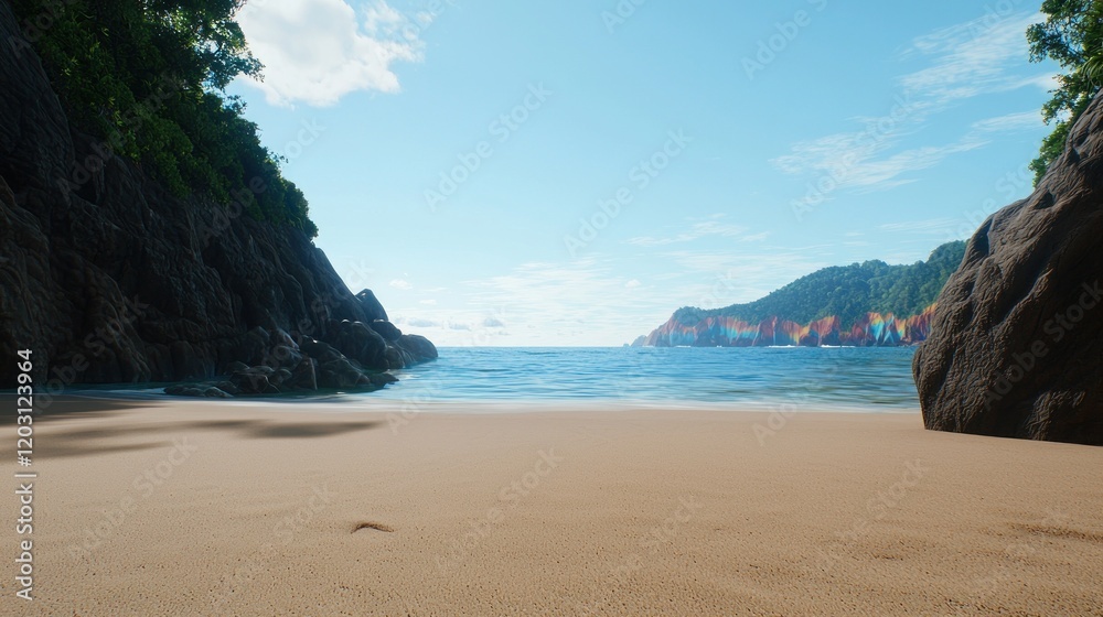 Obraz premium Secluded Tropical Beach