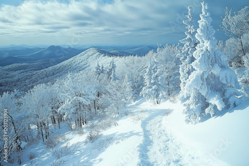 Blue Ridge Mountains In Winter