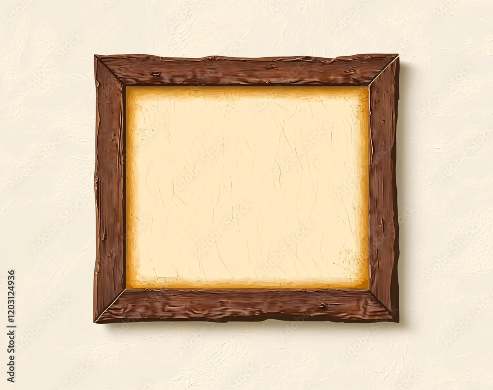 Fototapeta premium photo frame on wood background