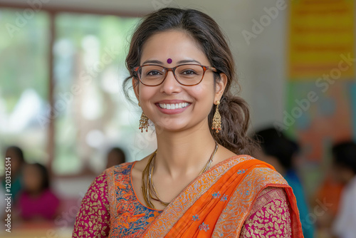 Indian School Teacher