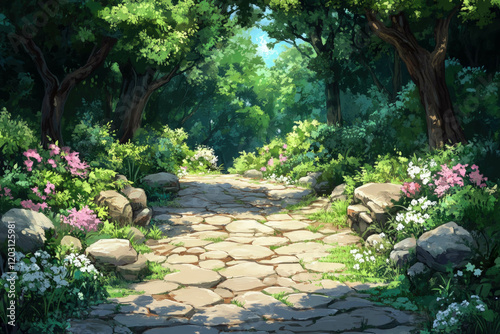 Old Forest Background