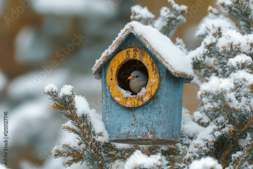 Winter Bird House