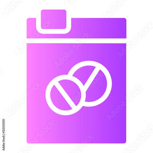 narcotics gradient icon