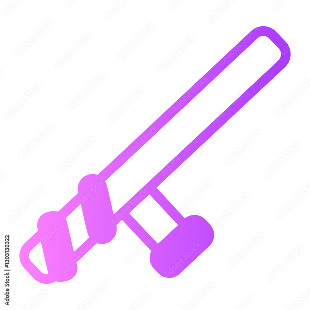 Baton gradient icon Baton gradient icon