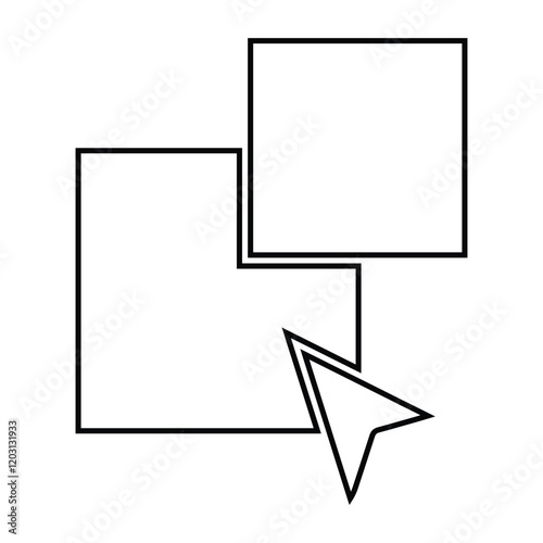 Object, select, similar icon