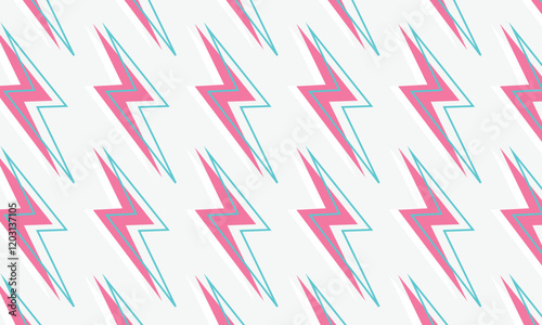 Lightning bolts Seamless Pattern. texture repeating background