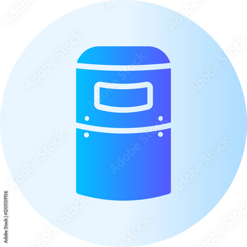 police shield gradient icon