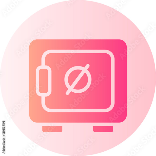 Safe Box gradient icon
