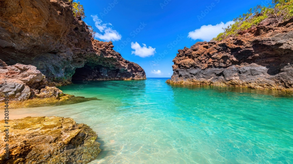 Fototapeta premium Secluded Tropical Cove