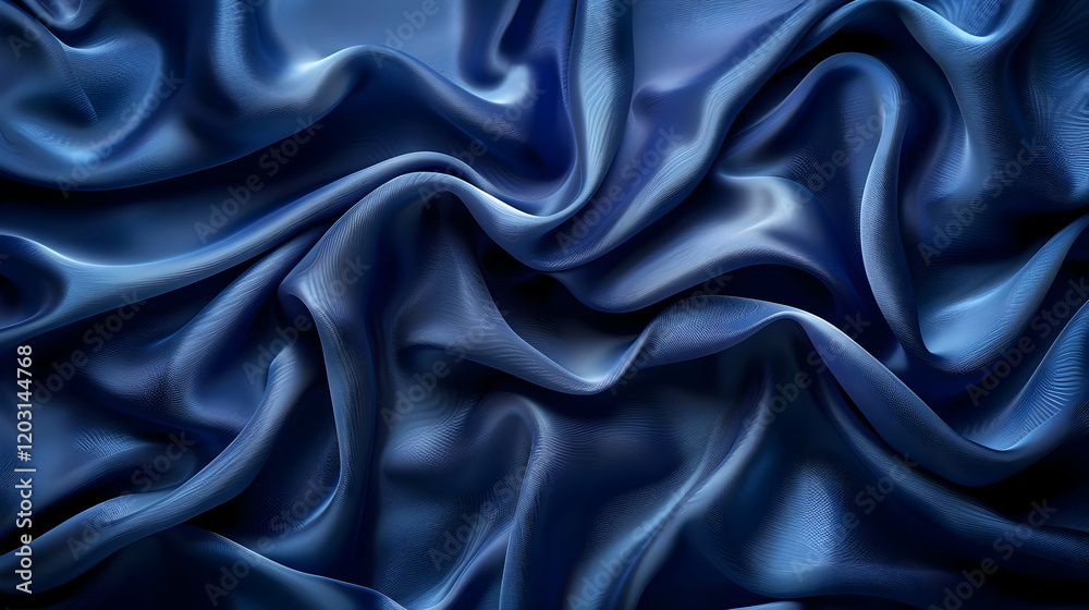 Obraz premium Abstract Blue Fabric Background