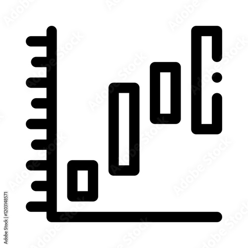 waterfall line icon
