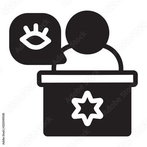 Witness glyph icon