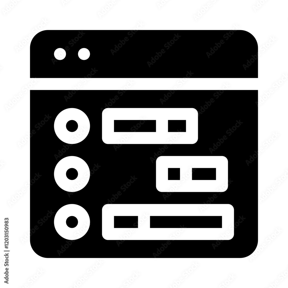 Gantt glyph icon Gantt glyph icon