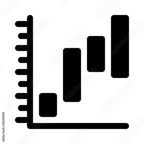 waterfall glyph icon