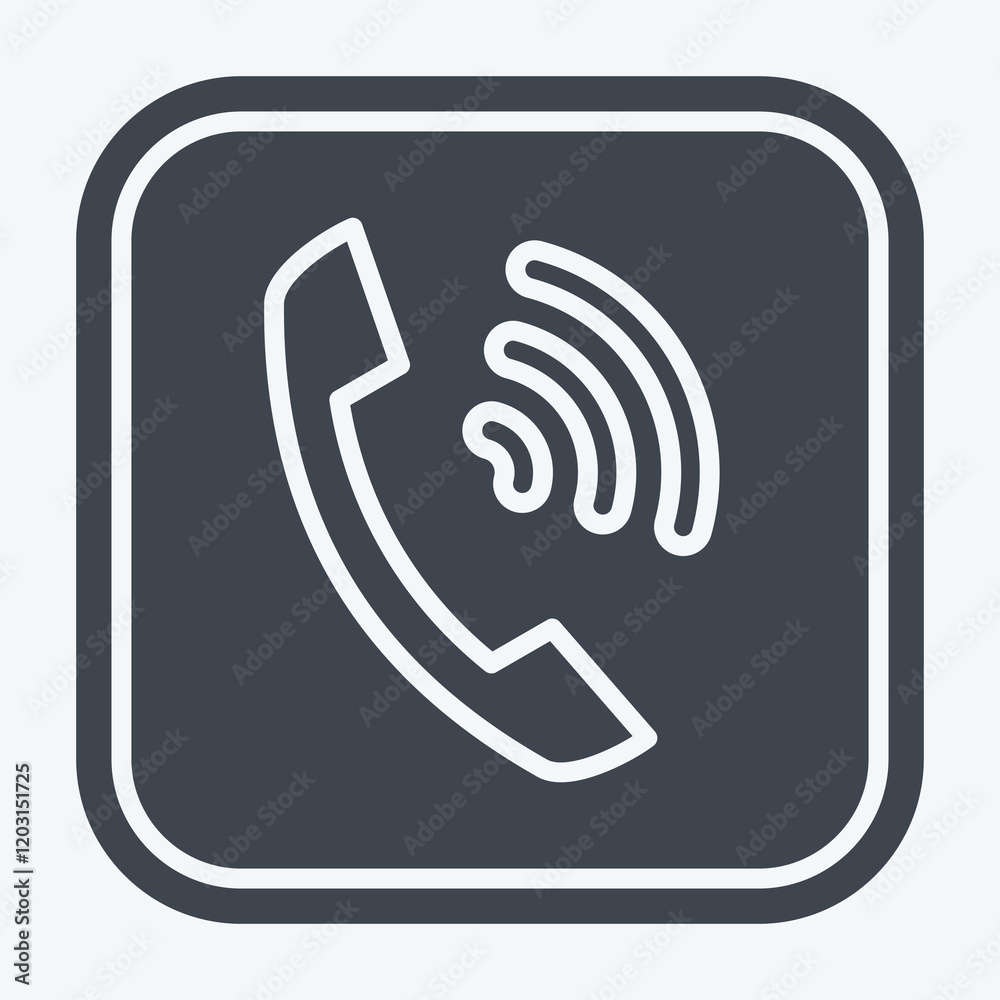 Icon Phone. related to Public symbol. glyph style. design editable Icon Phone. related to Public symbol. glyph style. design editable