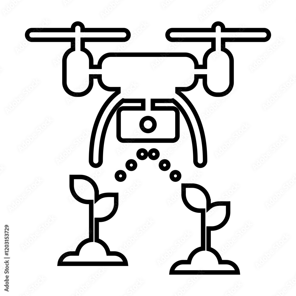 Smart Agriculture, Farming, and Irrigation Icon Set for Digital and Eco-Friendly Solutions Smart Agriculture, Farming, and Irrigation Icon Set for Digital and Eco-Friendly Solutions
