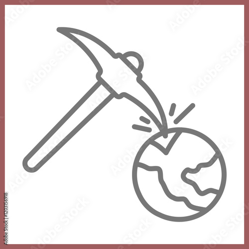 Geologist Icon Design