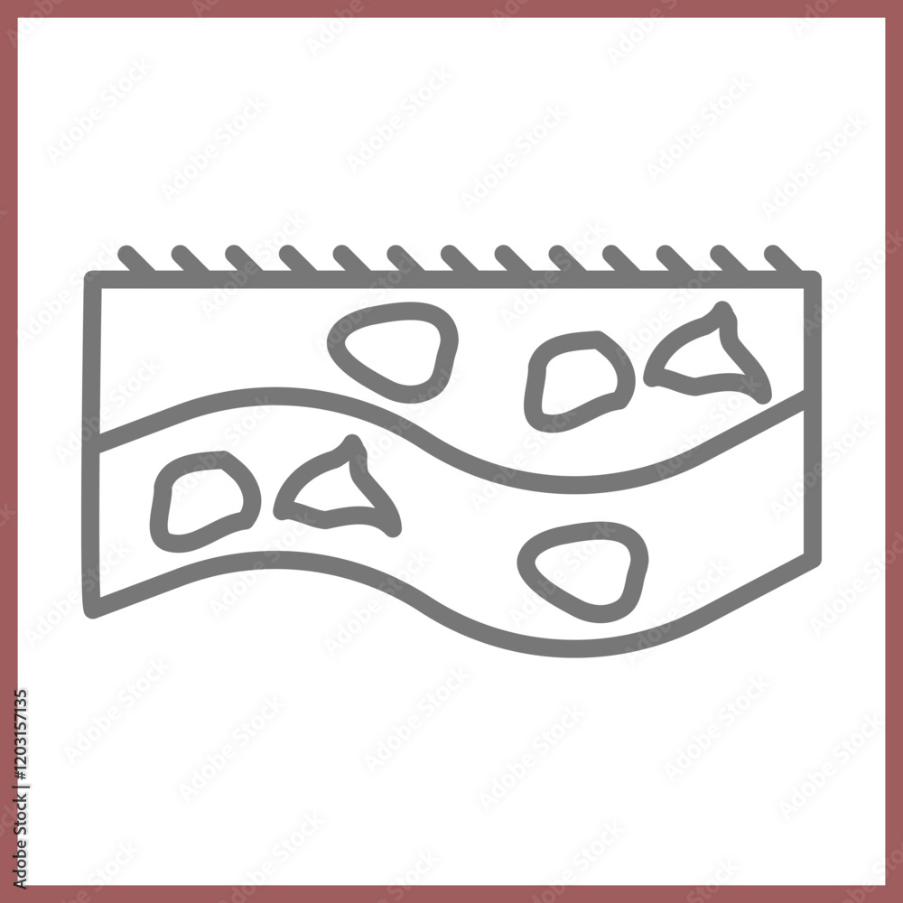 Mineral Deposit Icon Design Mineral Deposit Icon Design
