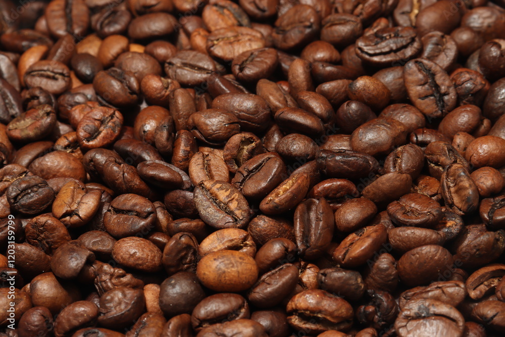 Coffee beans, coffee, texture, background Coffee beans, coffee, texture, background