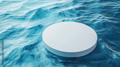 Floating Circular Platform on Water