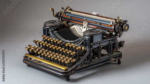 Antique Typewriter: A Relic of Literary History photo