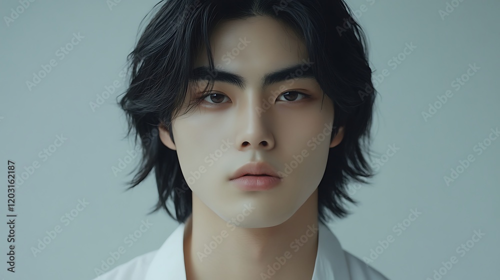 Serenity and Strength: The Hopeful Male Expression