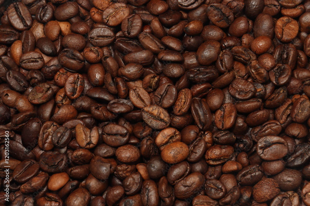 Coffee beans, coffee, texture, background Coffee beans, coffee, texture, background