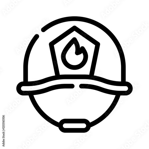 helmet line icon