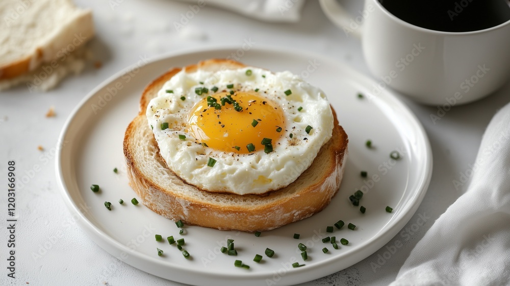 toast with fluffy cloud eggs and chives toast with fluffy cloud eggs and chives