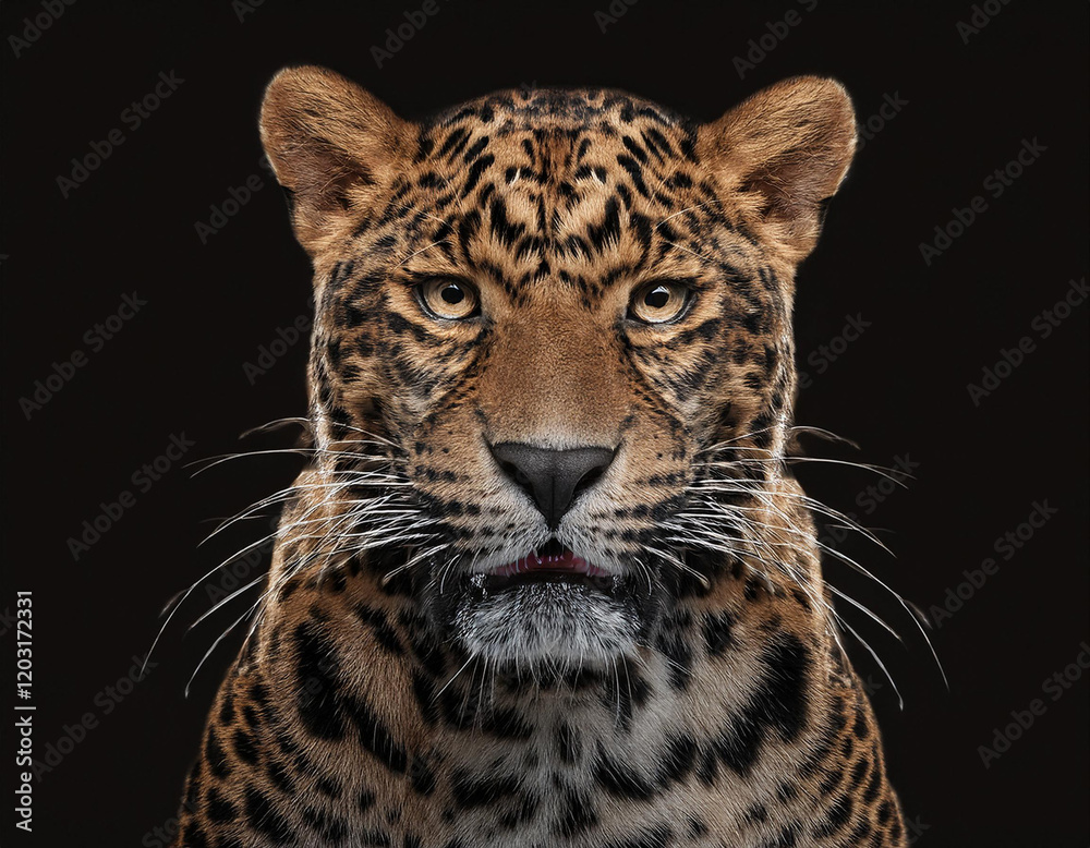 Obraz premium Leopard looking at camera