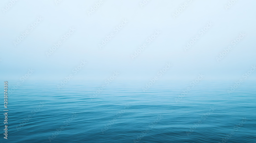 Soft mist and ocean blending together in serene natural colors. Soft mist and ocean blending together in serene natural colors.