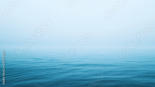Wallpaper Mural Soft mist and ocean blending together in serene natural colors. Torontodigital.ca
